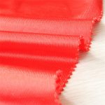 tecido de sportswear de brilho de malha de poliéster