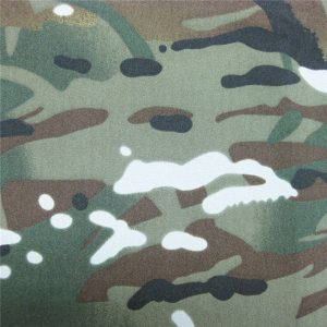 Teflon 100% poliéster tecido impermeável ao ar livre militar camuflagem tecido jaqueta de chuva